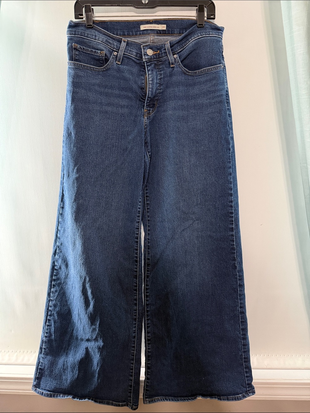 Levi's Dark Blue Wide Leg Jeans